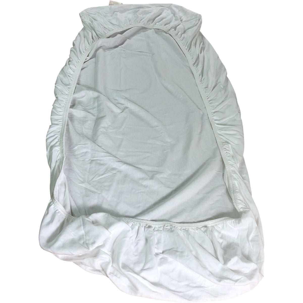 Fitted Cot Sheet 140x70cm Cotton White Baby Bedding