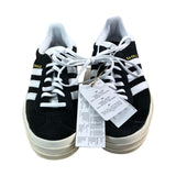 Adidas Gazelle Bold W Women's Trainers UK7.5 Black White Suede Style