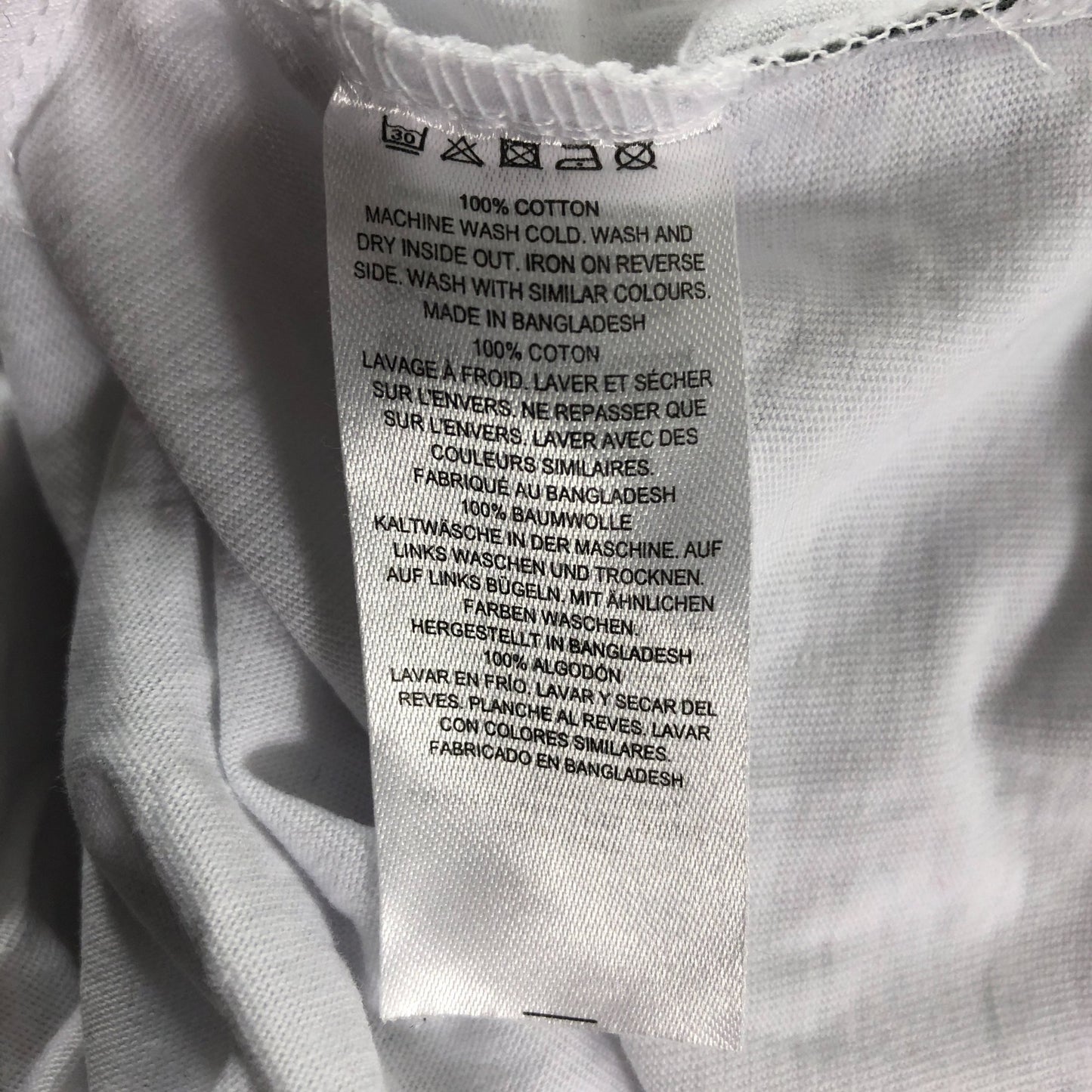 French Connection Basic White T-Shirt  Men's Casual Wear Cotton XXL