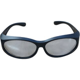 Face Shadow Fit Over Glasses Sunglasses UV Protection Black Design