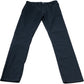 Harwood Slim Jean UK34 Mens Pure Black Stretch Cotton