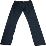 Harwood Slim Jean UK34 Mens Pure Black Stretch Cotton