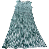 Branded Petite Green Floral Midi Dress - Size 14