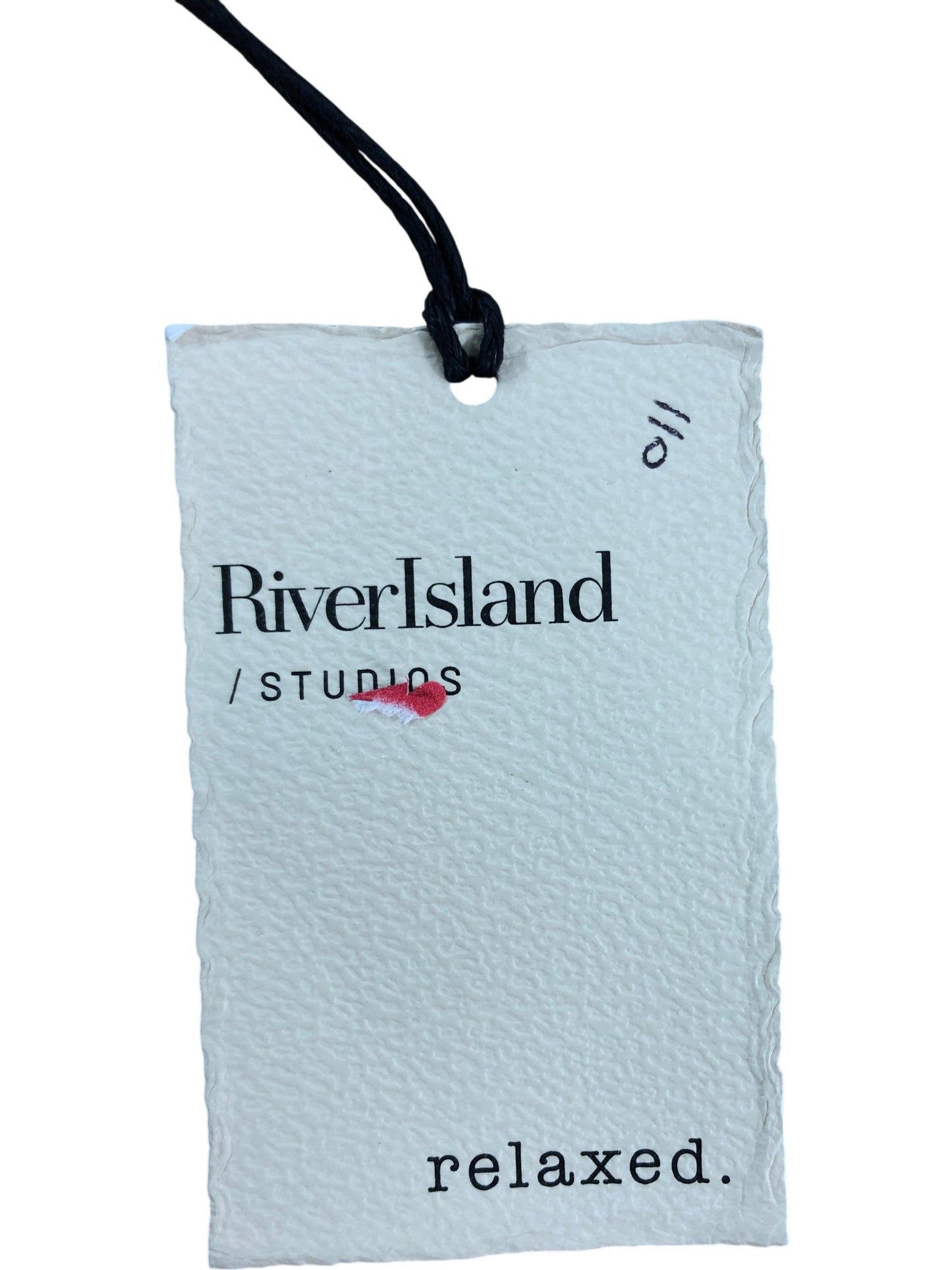 River Island Relaxed Bodysuit UK8 Women's Long Sleeve Black Cotton Blend