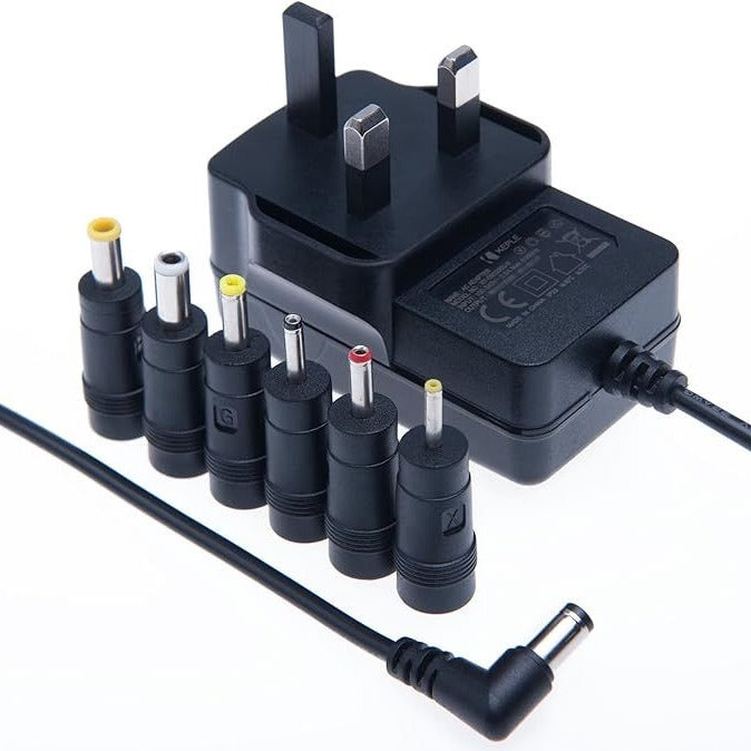 KepLe Power Supply UK 6V 2A Universal Adapter Multi Plug Compatible