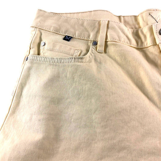 Crew Clothing Company Yellow Shorts Size 16 Women's Casual Denim