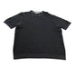 River Island Black Waffle Knit Short Sleeve T-Shirt Men's XL Casual Style