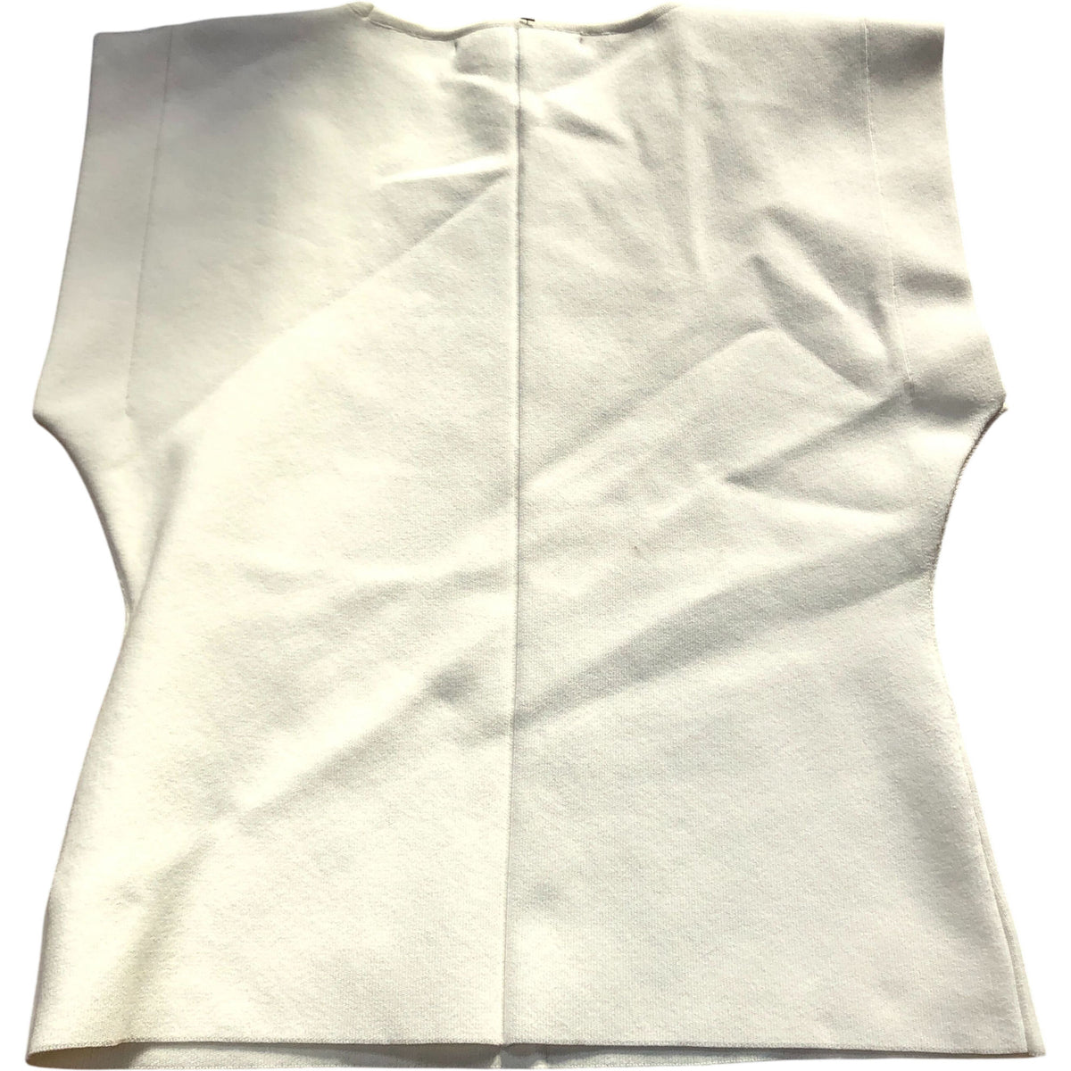 River Island Women's Short Sleeve Blouse Size 12 Cream Polyester Top Blouse