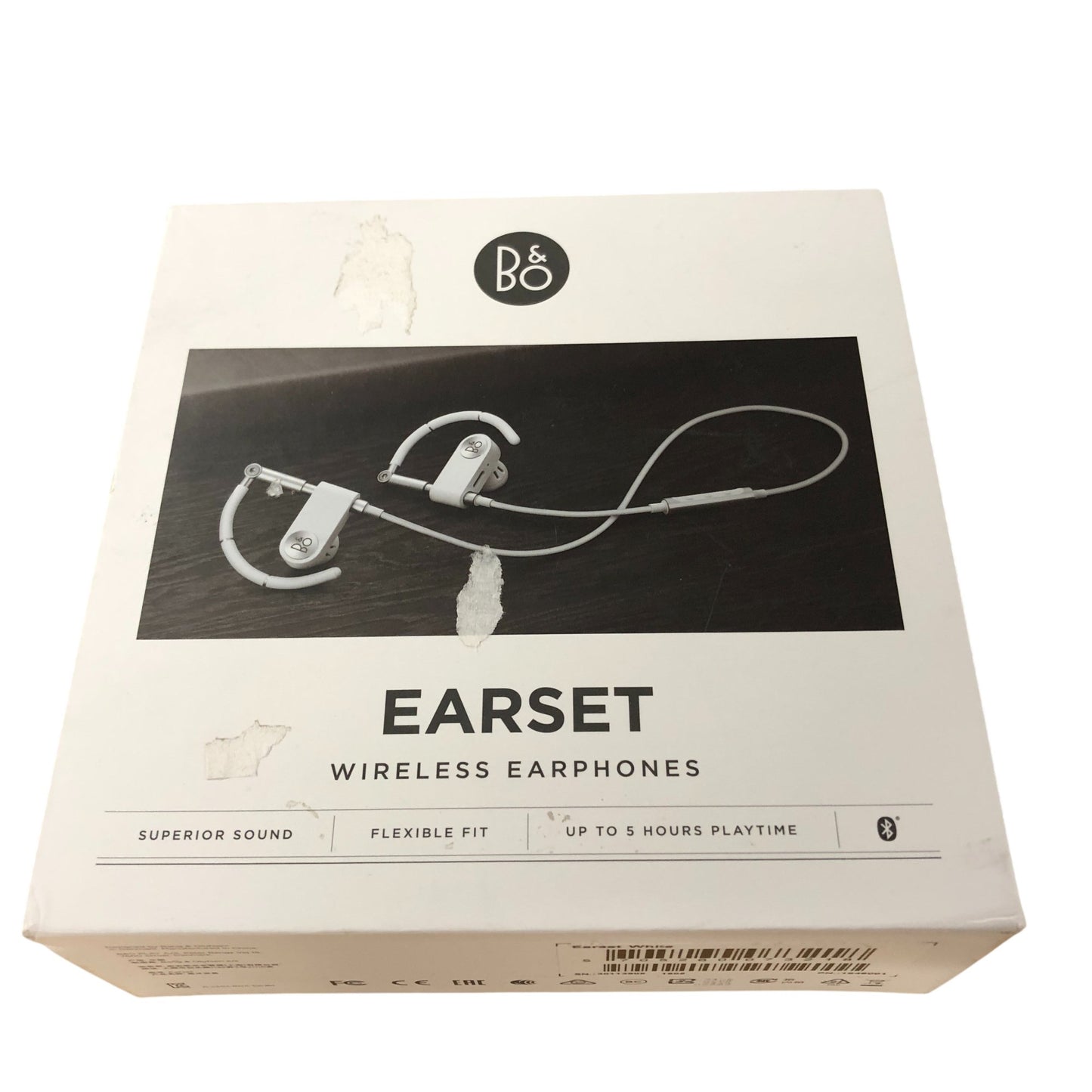 Bang & Olufsen Earset Wireless Earphones Bluetooth Flexible Fit White