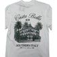 River Island Costa Bella Italy T-Shirt Men's New White Cotton Graphic Tee XS