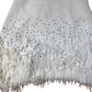 Magnolia White Sequin Dress Embellished V Neck Dress With Feathers Size M