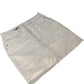 River Island Studios Metallic Skirt UK6 Women's Mini Style 100% Cotton