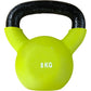 Functional Fitness Neoprene Kettlebell 8kg Heavy Weight Training Equipment Green