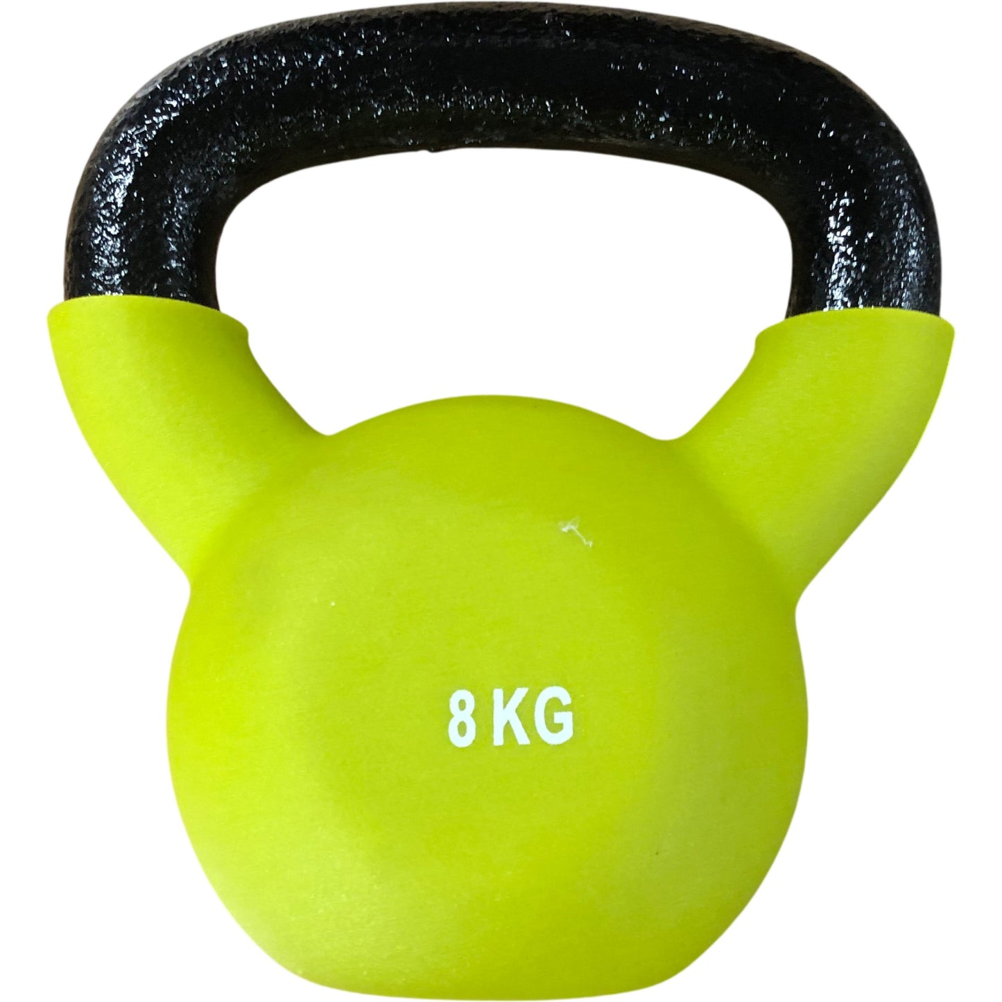 Functional Fitness Neoprene Kettlebell 8kg Heavy Weight Training Equipment Green