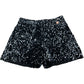 Girls Sequin Shorts Size 12 Years Black Silver Party Wear