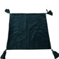 Dark Green Velvet Decorative Pillowcase With Tassels Luxury Bedding 54cm x 54cm