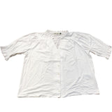 Baukjen Work to Weekend Noa Short Sleeve Blouse Pure White Size 16