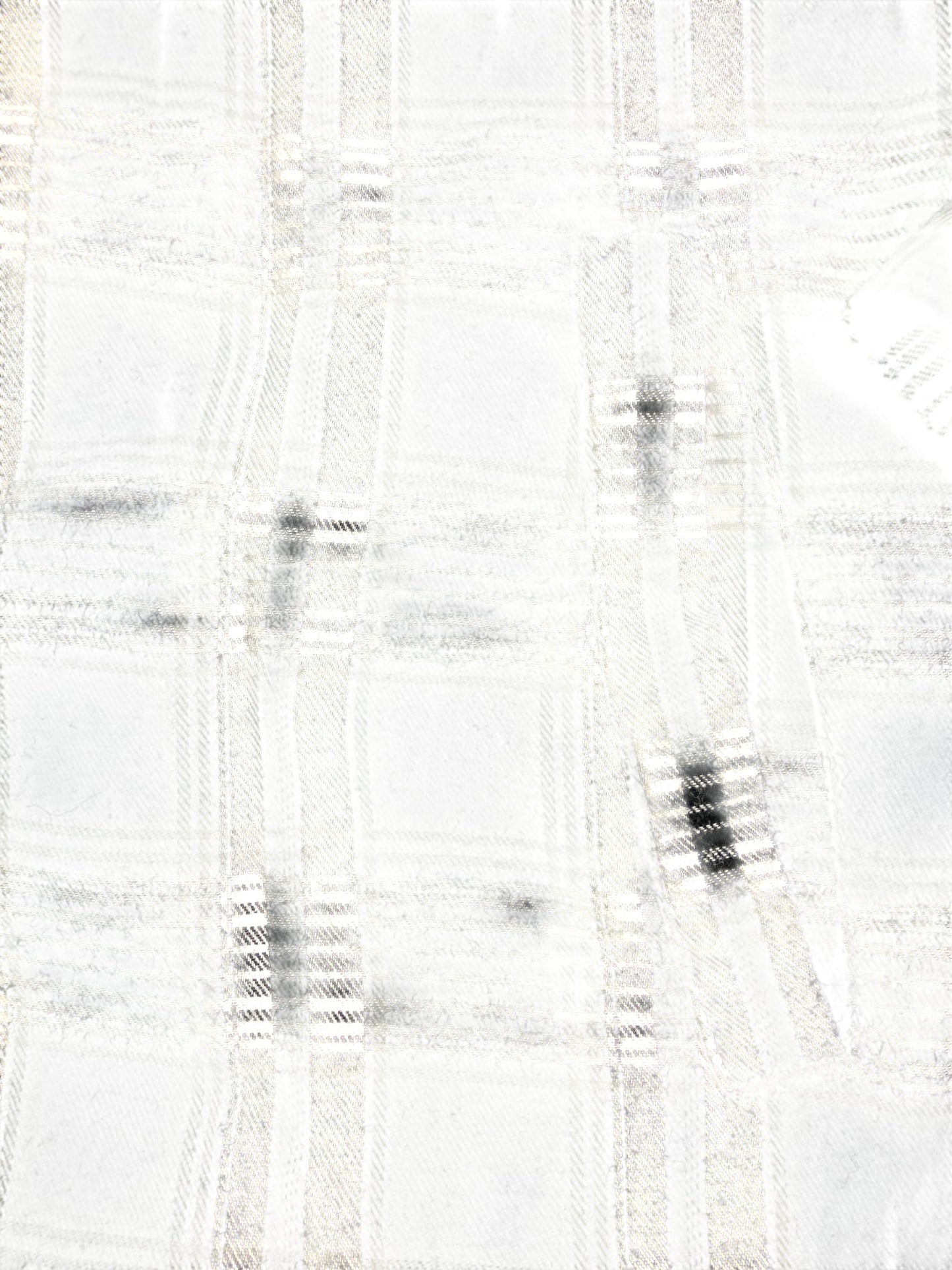 TOKYO LAUNDRY Men's Flannel Shirt Size M Black White Check Long Sleeve Top