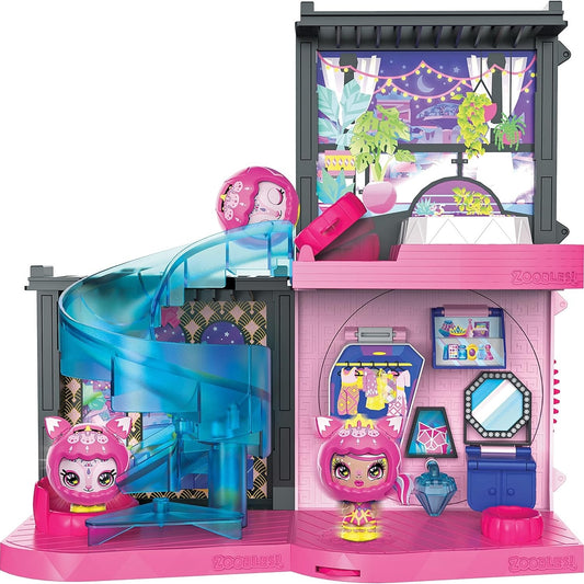 Zoobles Magic Mansion Playset Exclusive Collectible Doll House Toy Set