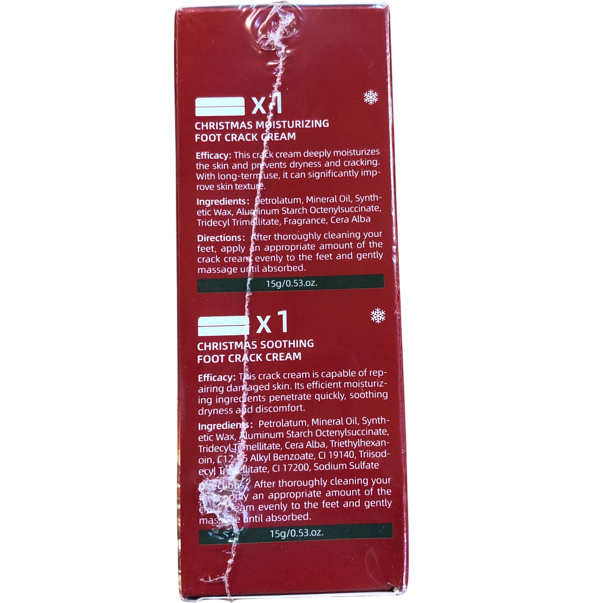 Christmas Hand & Foot Mask Set Nourishing Gift Set 5 Packs