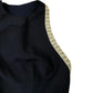 Jarlo Navy Blue Dress Women's Elegant Midi Length Embellished Neckline Size 8