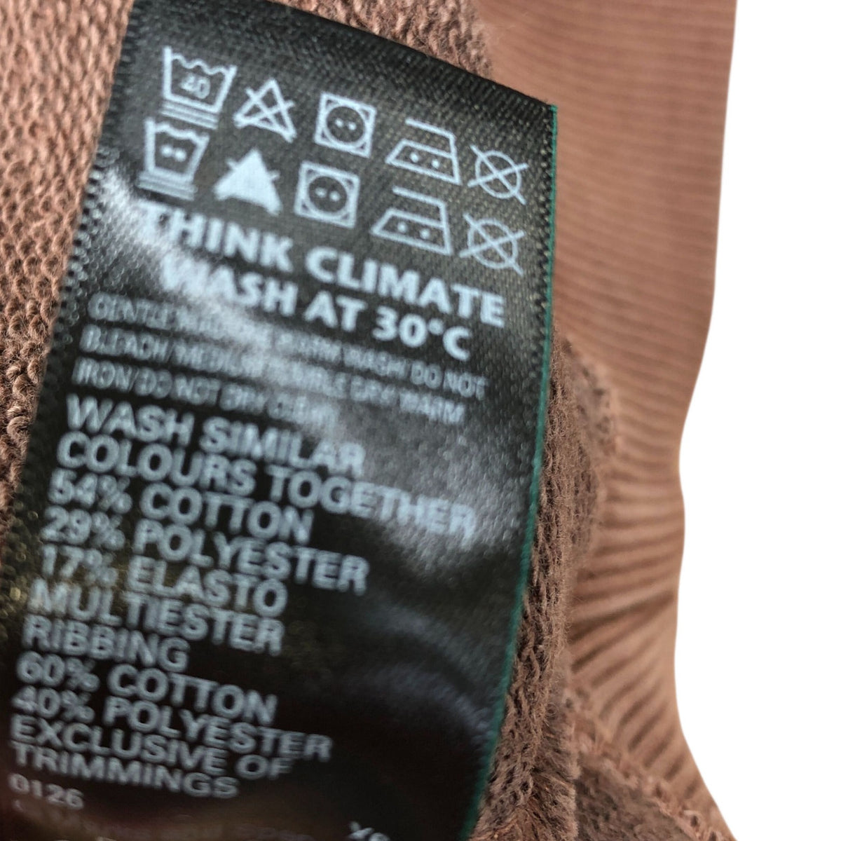 Brown Crew Neck Sweatshirt Size M