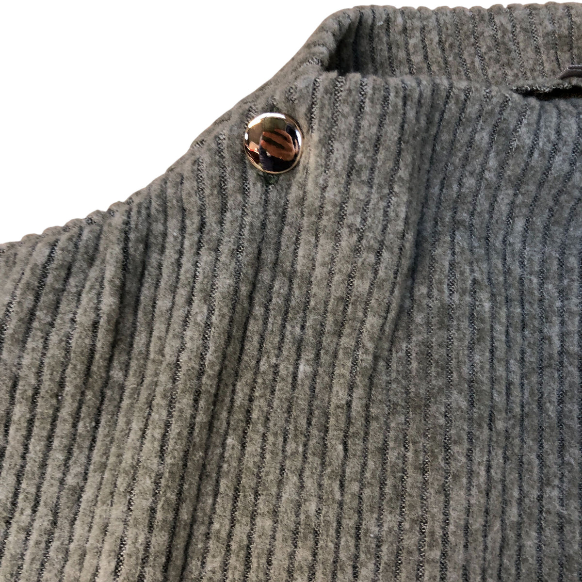 River Island Sleeveless Ribbed Vest Top UK Size 16 Olive Green Women's Polyester