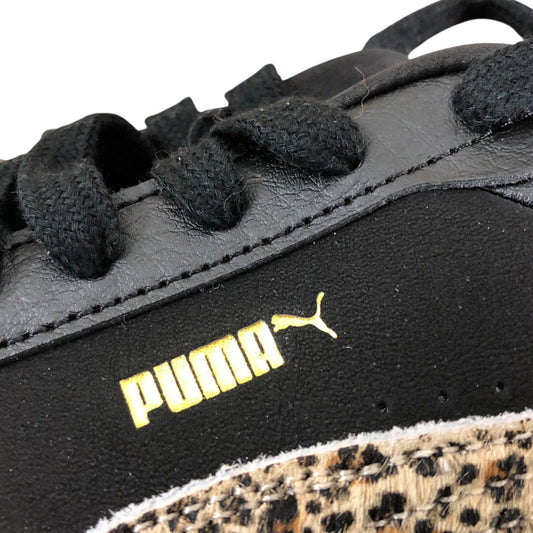 Women's Carina Mia Animal Flair Trainers - Black Size UK 7