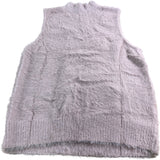 Branded Mink Fluffy Tank Top - Size 10