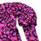 River Island Pink Animal Print Puff Sleeve Mini Dress