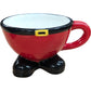 Dr Seuss Santa Mug Red Ceramic Cup Christmas Style Black Boots