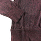 Long Sleeve Sweater Size 12 Women's Black and Red Sparkle Knit