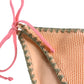 River island Swimwear Bikini Bottom UK16 Women's Orange Textured Style Tie Side