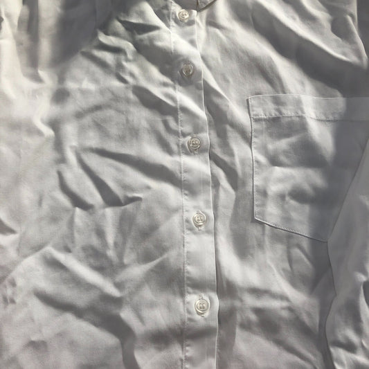 Baukjen White Shirt Size UK6 Women's Tencel Relaxed Fit Long Sleeves