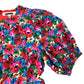 Floral Midi Dress Size 12 Women's Red Multi Coloured Floral Print