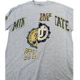 River Island Oversized T-Shirt Men's Vintage League Graphic Grey Large