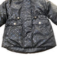River Island Kids Coat 2-3 Years Unisex Black Faux Fur Hooded Padded Jacket