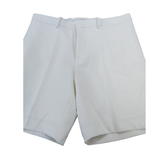 River Island Chino Shorts 36 Men White Summer Comfort Fit New With Tags