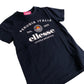 Ellesse Vincent T-Shirt Cotton Crew Neck Navy Casual Wear 8-9 Years