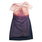 Pink Ombre Dress Kids Age 7-8 Years Stylish Party Wear Short Sleeve