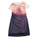 Pink Ombre Dress Kids Age 7-8 Years Stylish Party Wear Short Sleeve