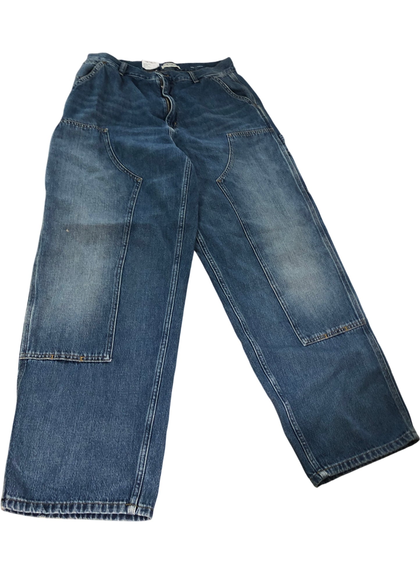 CARHARTT W Brandon Double Knee Pant M Loose Fit Men's Denim Jeans Blue 32"