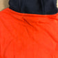 AllSaints Block Logo Hoodie Size 5-6 Years Boys Sweatshirt Orange Black