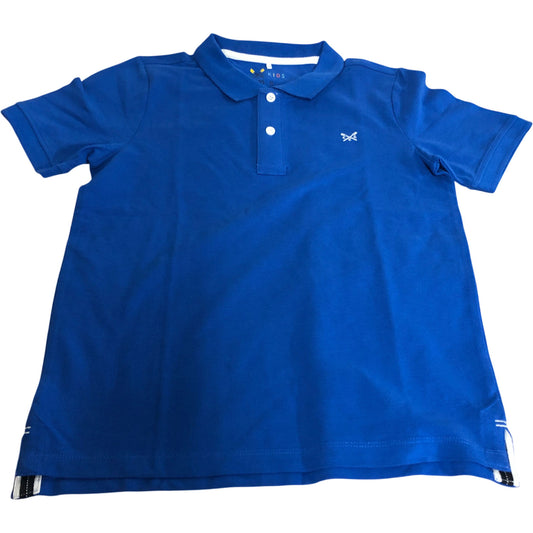 Crew Clothing Blue Kids Polo Shirt Size 10-11 Years Short Sleeve Casual Wear