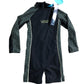 River Island Kids Swimwear Set 3-4 Years Black Long Sleeve Sunsuit Hat