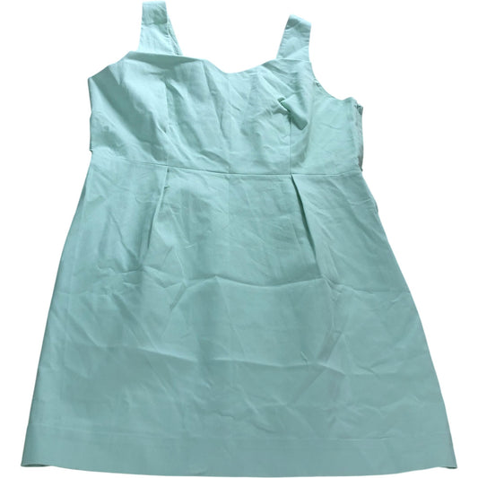 Mint Green Structured Sleeveless Mini Dress Size 18