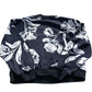 River Island Black Floral Print Sweatshirt Women's Long Sleeve Top Size Small