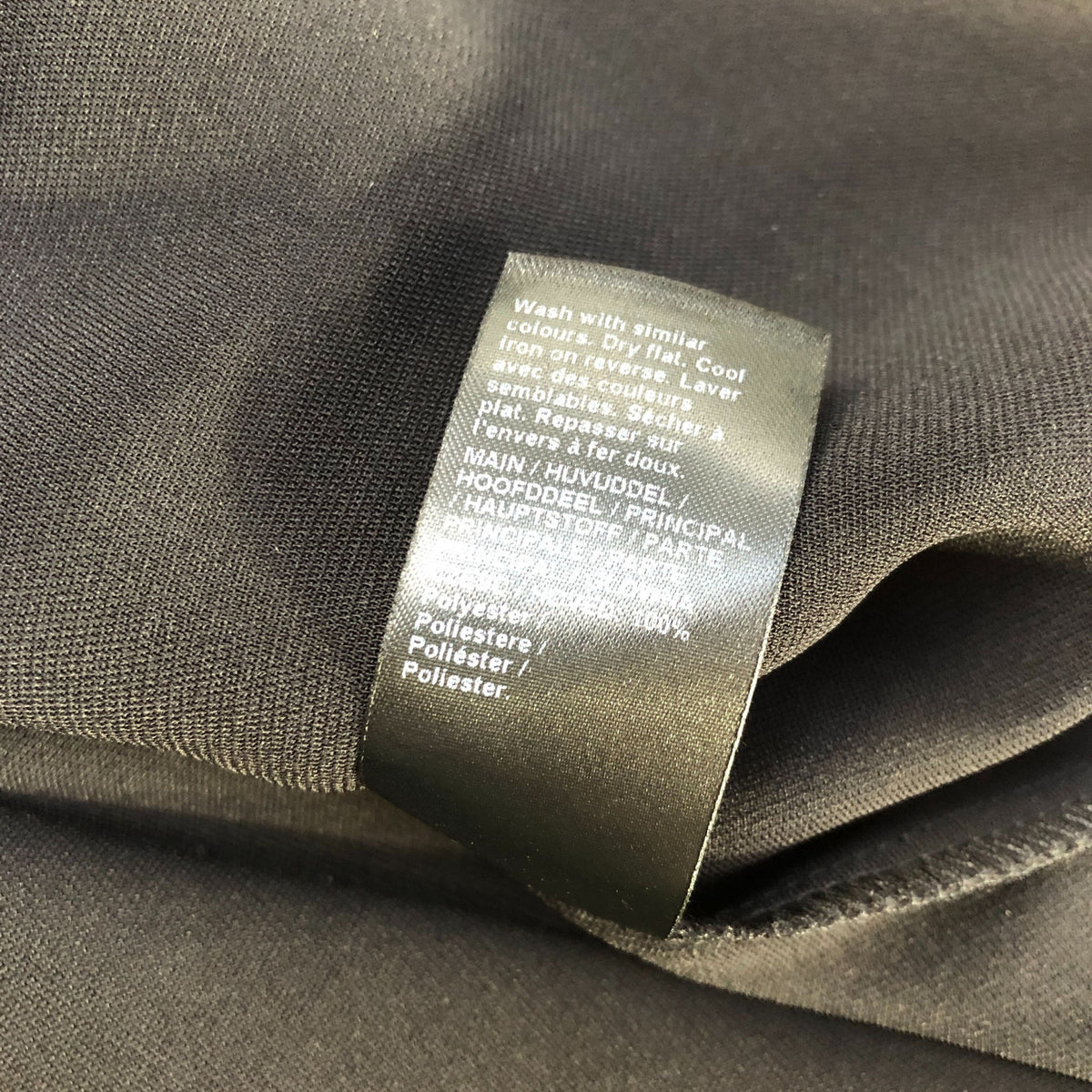 River Island Black Sleeveless Top With Tie Detail Size 12