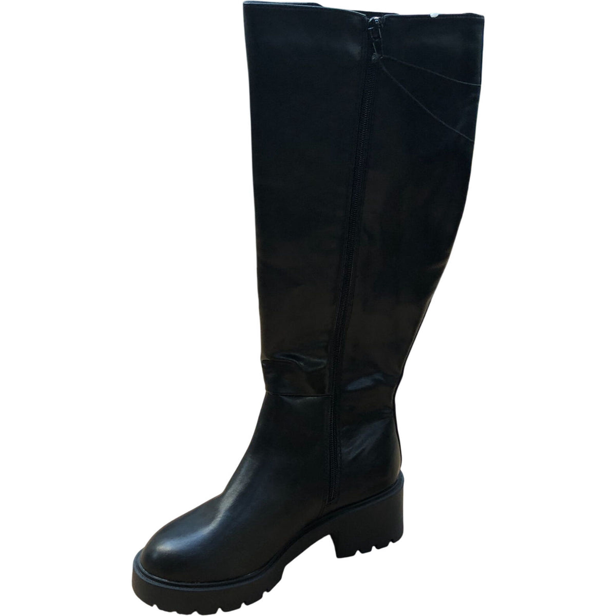 Chunky Heel Knee High Boots Women's Fashion Size UK5
