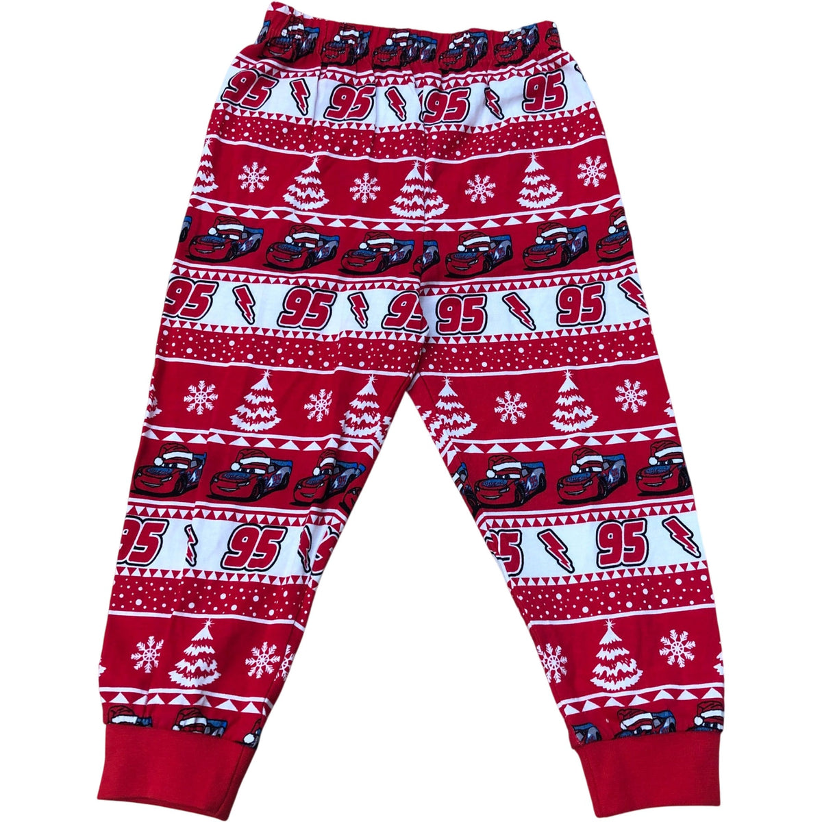Cars Team Festive Christmas Pyjamas Size 1-2 Years